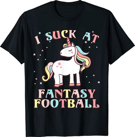 i suck at fantasy football t shirt clothing
