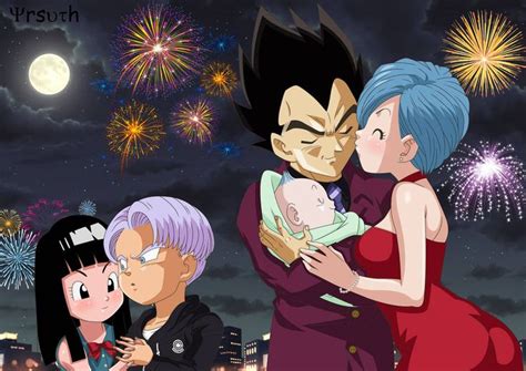 Happy New Year 2019 By Yrsuth On Deviantart Vegeta And Bulma Anime