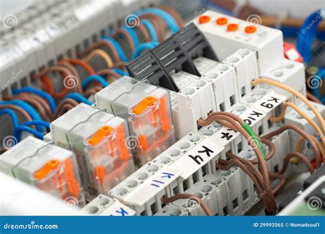 electrical supplies stock image image  cabinet expertise