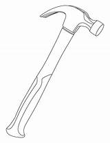 Hammer Claw Coloring Drawing Pages Clipart Simple Google Drawings Clip Construction Colouring Sculpture Color Printable Saw Kids Search Getdrawings Explore sketch template