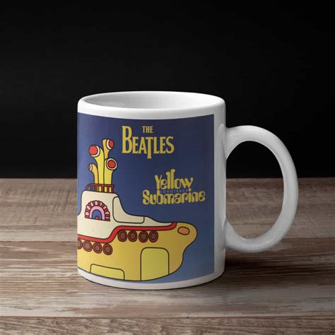 beatles coffee mug  beatles yellow submarine songtrack coffee