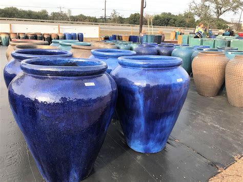 large ceramic garden pot tall outdoor large glazed ceramic planter buy large ceramic flower