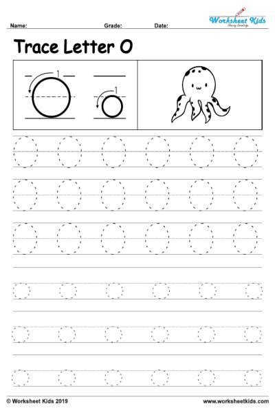 letter oo tracing worksheets  printable letter  tracing