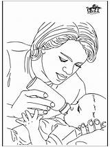 Baby Mother Birth Coloring Pages Colouring Funnycoloring Theme Advertisement sketch template