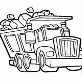 Coloring Truck Pages Dump Trailer Kids Landfill Drawing Scania Getdrawings Getcolorings Plow Snow Working Loaded Tons Wit Rocks Trucks Color sketch template