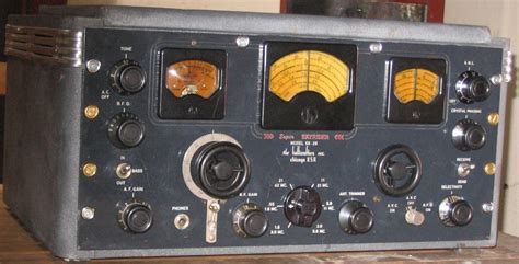 hallicrafters sx  sx     communications receivers shortwave radio vintage radio