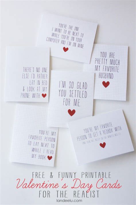 funny   valentines day cards   print