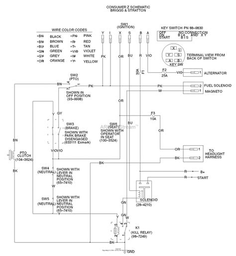 toro timecutter mx wiring diagram
