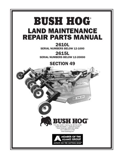 bush hog squealer manual