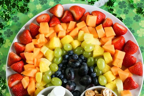 tasty rainbow fruit platter