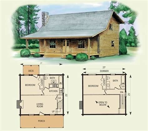 amazing log cabin floor plans   bedrooms  loft  home plans design