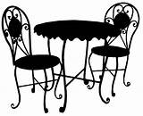 Cafe Clipart Patio Chairs Table Bistro Clip Furniture Transparent Restaurant Choose Board Graphics Set Webstockreview sketch template