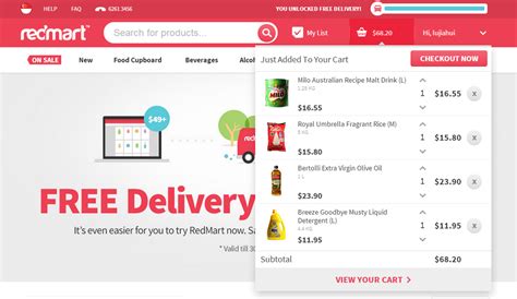 redmart  grocery shopping review