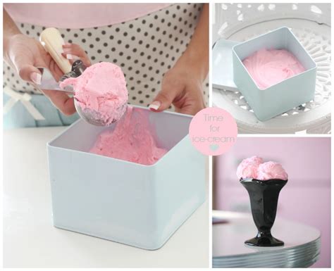 pink ice cream passion  baking  inspired