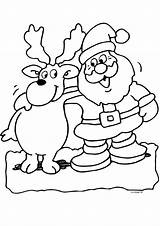 Kerstman Kleurplaat Rendier Kerst Kerstmis Rendieren Knutselen Tekening Rentier Weihnachtsmann Kerstkleurplaten Decoraties Ambachten Sneeuw Kiezen Knutsels sketch template