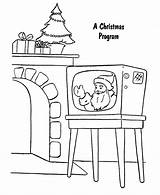 Coloring Christmas Tv Shopping Pages Sheet Program Popular Honkingdonkey sketch template