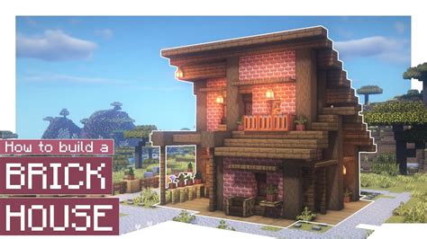minecraft   build  brick house youtube