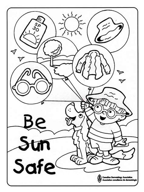 safety coloring pages
