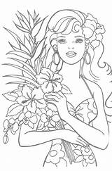 Barbie Coloring Pages Paper Colouring Color Printable Dolls Princess Sheets Book Pdf Print Books Girls Kids Girl Miss Drawing Part sketch template