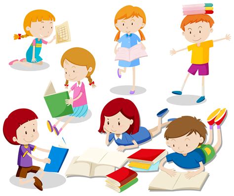 livre de lecture pour enfants telecharger vectoriel gratuit