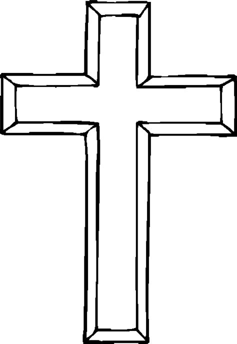 christian cross template printable clipart