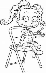 Rugrats Coloring Pages Printable Susie Kids Sheets Chucky Colouring Color Cartoon Book Kwanzaa Templates Rugrat Fun Choose Board Popular Template sketch template
