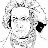Musicos Beethoven Publicada sketch template
