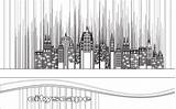 Cityscape Coloring 24kb 624px sketch template