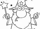 Coloring Hat Magic Wand Getcolorings Getdrawings Wizard Pages sketch template