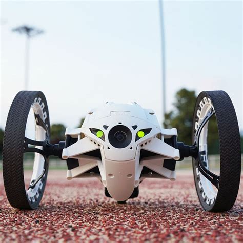 parrot jumping sumo app controlled minidrone    drone sees jumping sumo  equipped