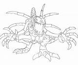 Skullgreymon Greymon Skull Digimon Coloring Pages Another Printable sketch template