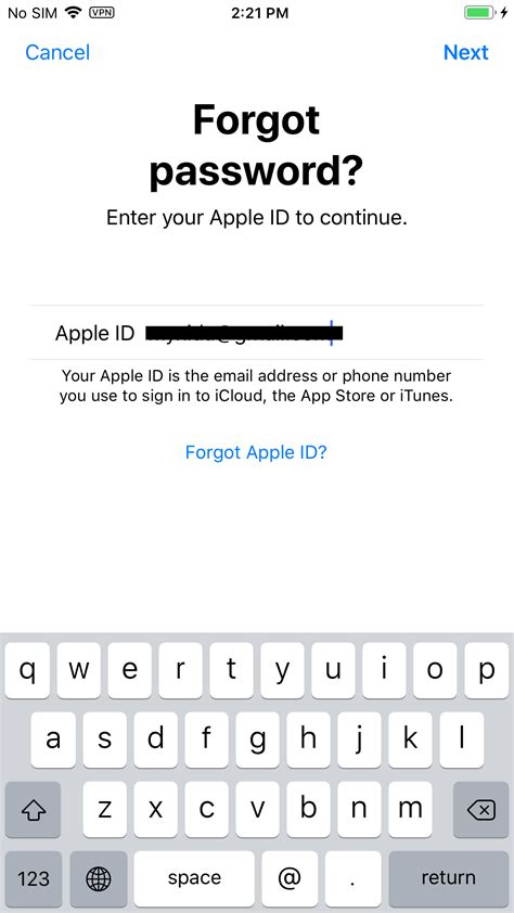 sign   apple id  iphone