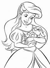 Arielle Prinzessinnen Sirene Ariel Lapin Prinzessin Malvorlagen Tient Tiere Princes Malvorlage Tiana sketch template