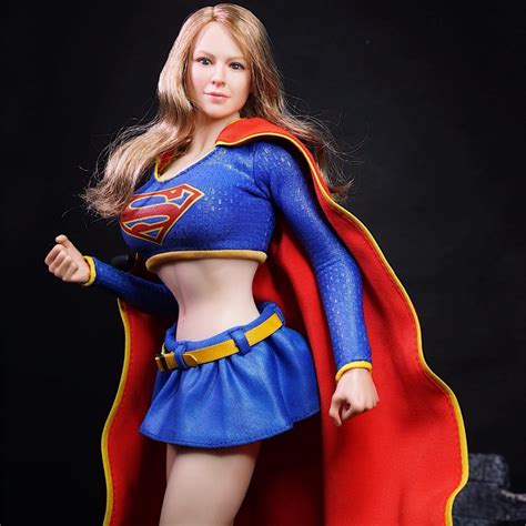 estartek original super duck set013 supergirl suit for 12inch phicen tbleague jiaoudoll action