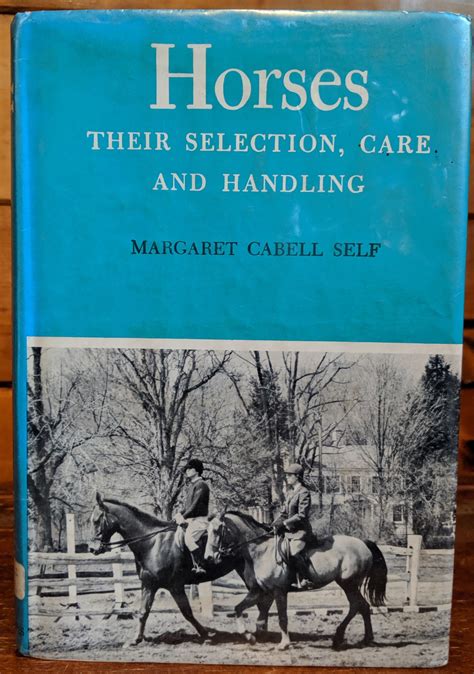 vintage book horses  selection care  handling