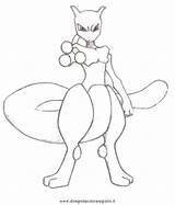 Pokemon Mewtwo Coloring Pages Colouring Clipart Printable Mewt Color Popular Getcolorings Library sketch template