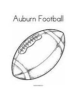 Football Auburn Coloring Change Template sketch template