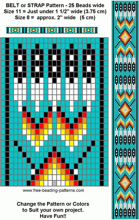 printable native american beading patterns