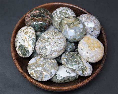 ocean jasper hand polished stones choose   pieces  grade
