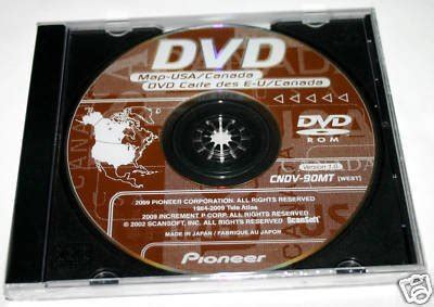 pioneer avic  west gps navigation disk disc cndv mt