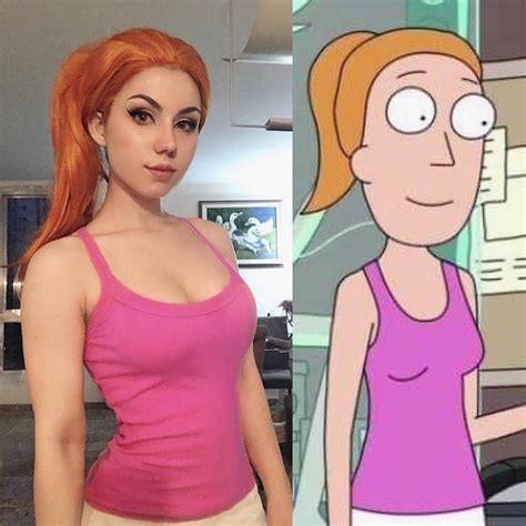 image result for summer rick and morty cosplay female cartoon