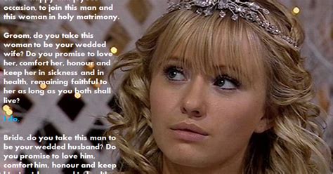 Hollyoaks Tg Captions The Vows