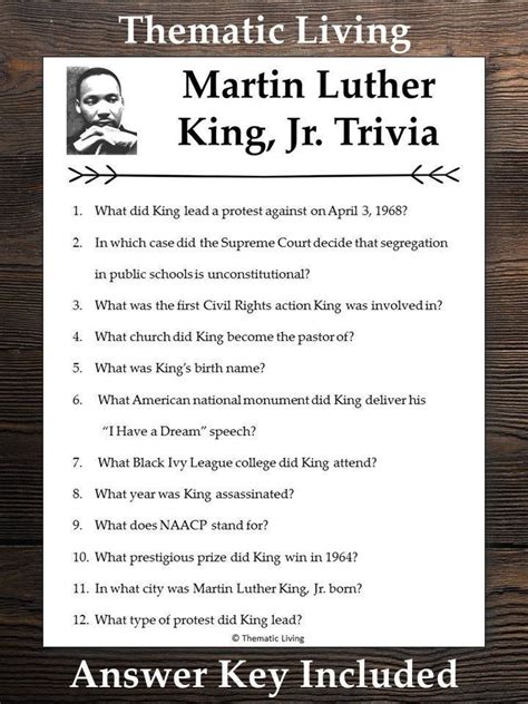 black history month trivia questions  answers printable printable