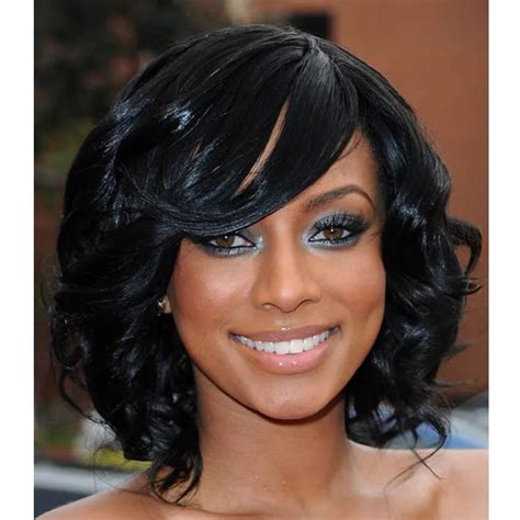 womens short curly wigs  black women african american short bob wigs cheap synthetic