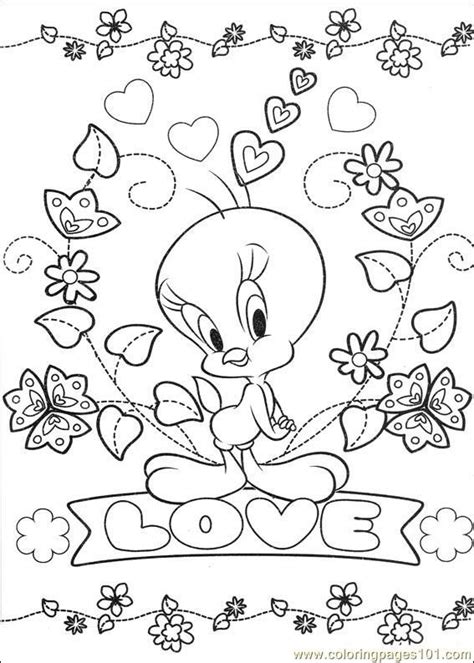 tweety bird coloring pages coloring pages tweety  cartoons