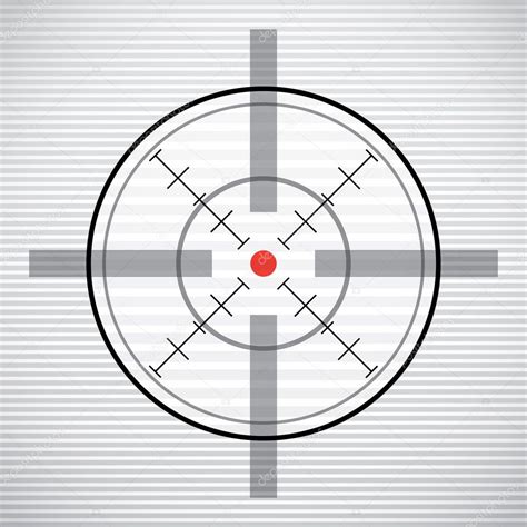 crosshair  red dot stock vector  ialda