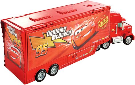 cars mack drivers disney pixar playset action truck red hauler trailer
