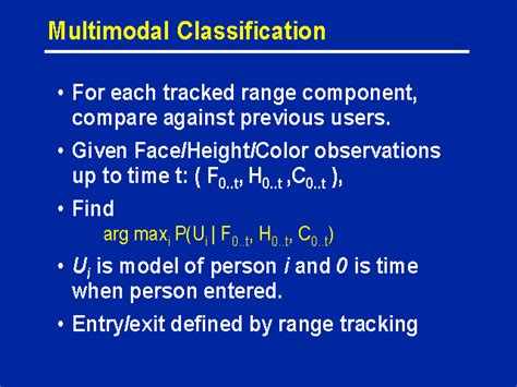 Multimodal Classification