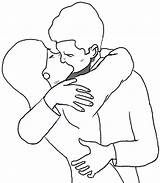 Kissing Passionate Drawinghowtodraw Kisses Passionately Tekening sketch template