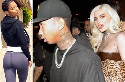 tyga caught getting cozy with sexy pal teyana taylor at a